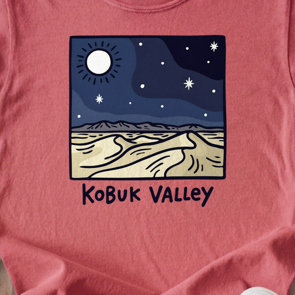 Kobuk Valley National Park at Night Kids Cotton T-Shirt