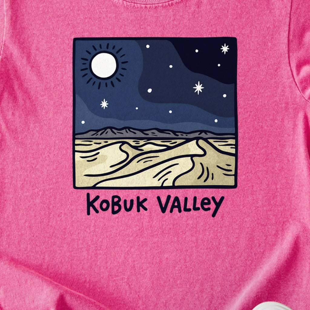 Kobuk Valley National Park at Night Kids Cotton T-Shirt