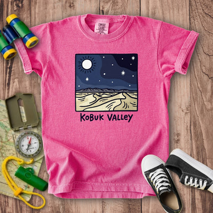 Kobuk Valley National Park at Night Kids Cotton T-Shirt
