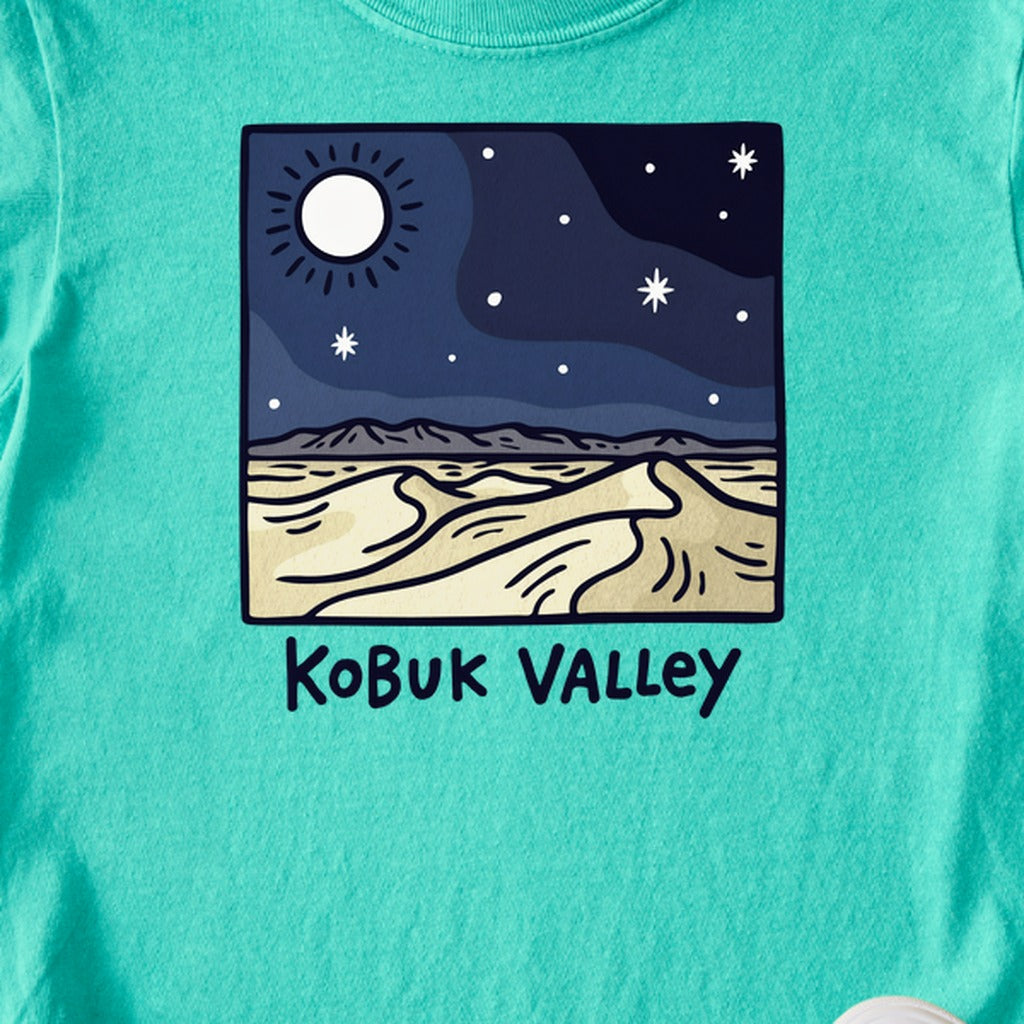 Kobuk Valley National Park at Night Kids Cotton T-Shirt