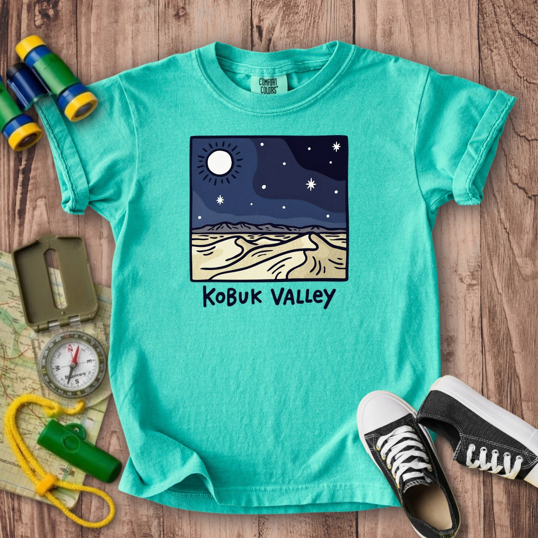 Kobuk Valley National Park at Night Kids Cotton T-Shirt
