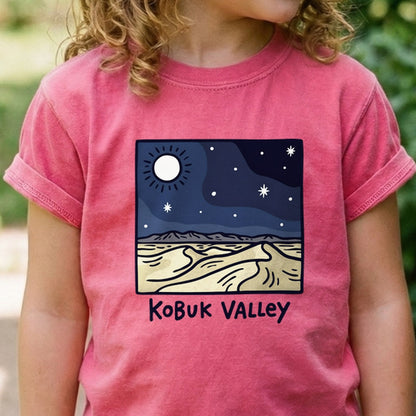 Kobuk Valley National Park at Night Kids Cotton T-Shirt