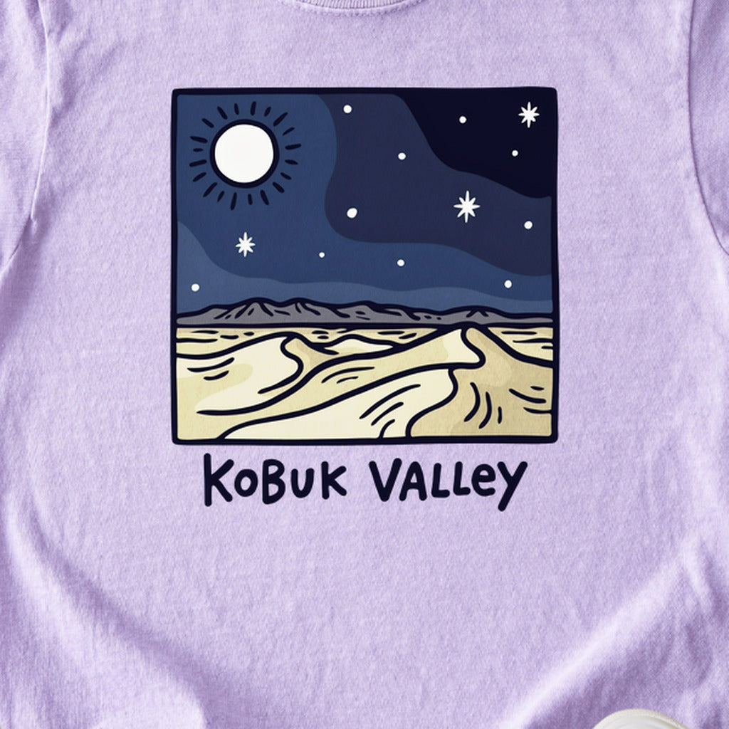 Kobuk Valley National Park at Night Kids Cotton T-Shirt
