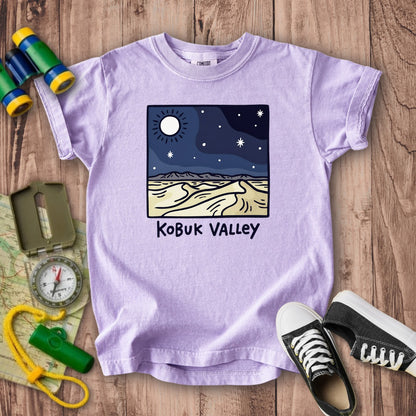 Kobuk Valley National Park at Night Kids Cotton T-Shirt