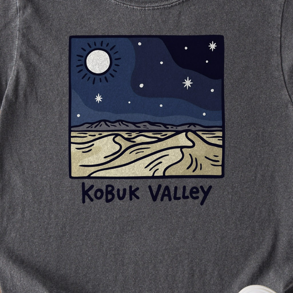 Kobuk Valley National Park at Night Kids Cotton T-Shirt