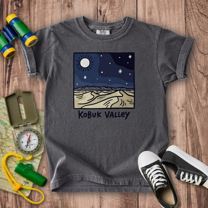 Kobuk Valley National Park at Night Kids Cotton T-Shirt