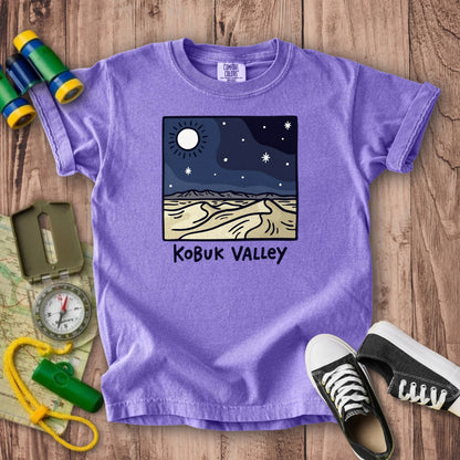 Kobuk Valley National Park at Night Kids Cotton T-Shirt