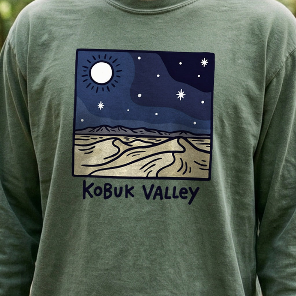 Kobuk Valley National Park at Night Premium Long Sleeve