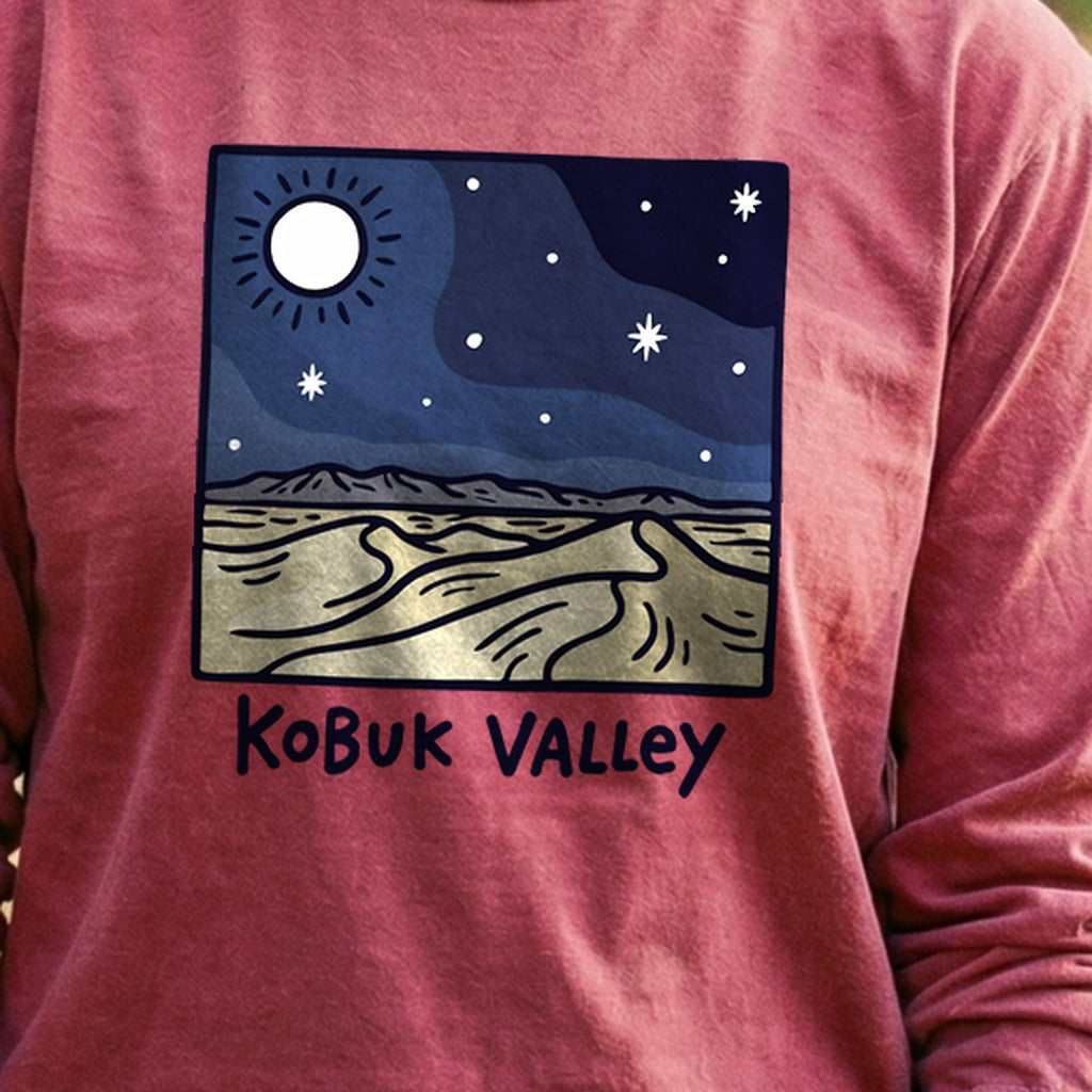 Kobuk Valley National Park at Night Premium Long Sleeve