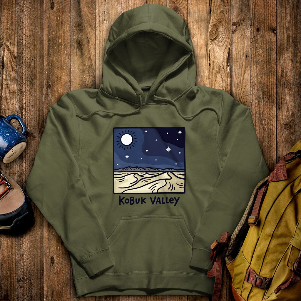 Kobuk Valley National Park at Night Hoodie