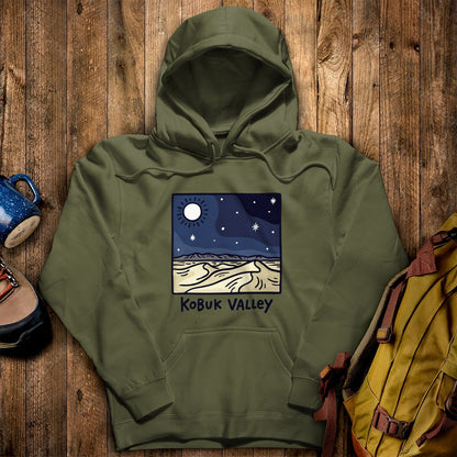 Kobuk Valley National Park at Night Hoodie