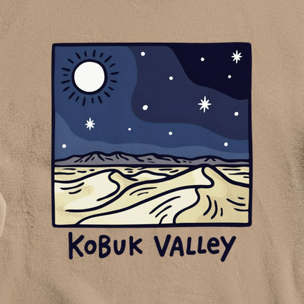 Kobuk Valley National Park at Night Crewneck Sweatshirt