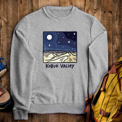 Kobuk Valley National Park at Night Crewneck Sweatshirt