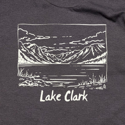 Lake Clark Line Drawing T-Shirt