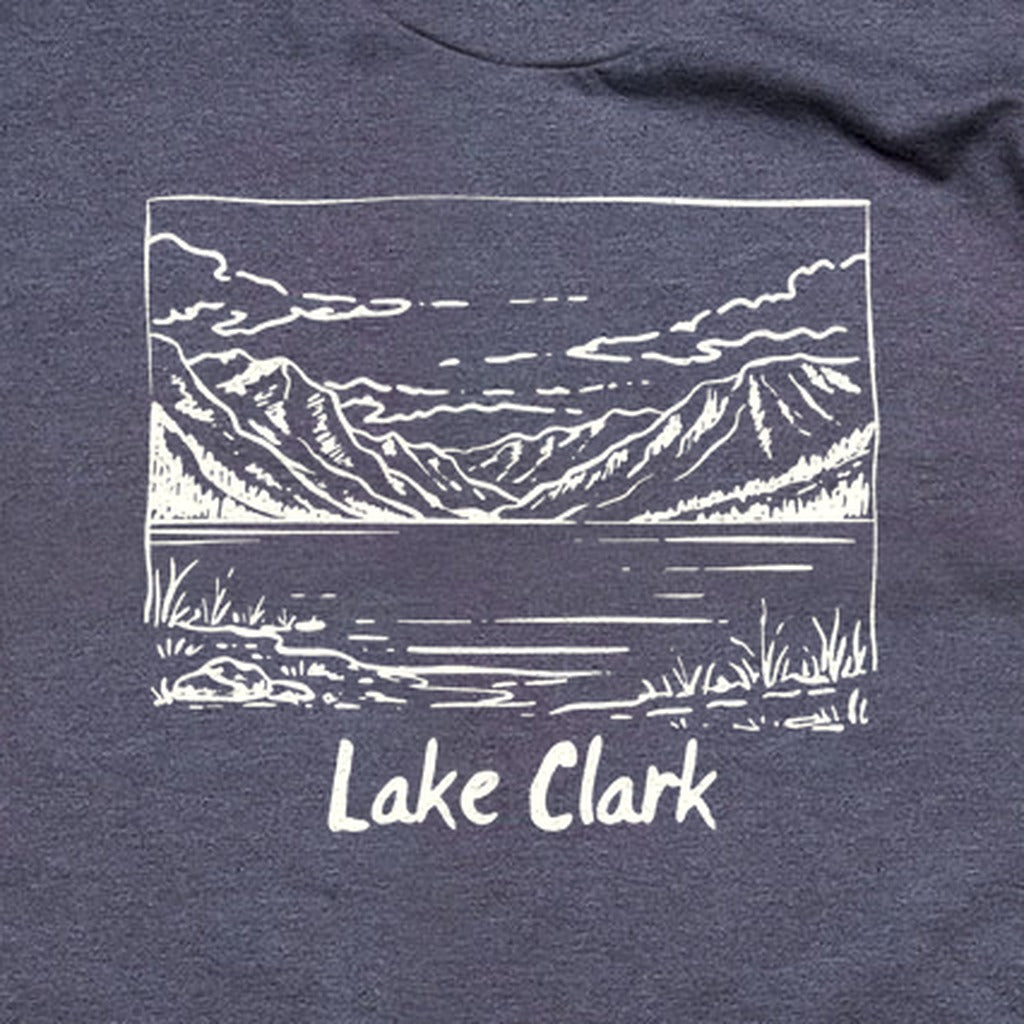 Lake Clark Line Drawing T-Shirt