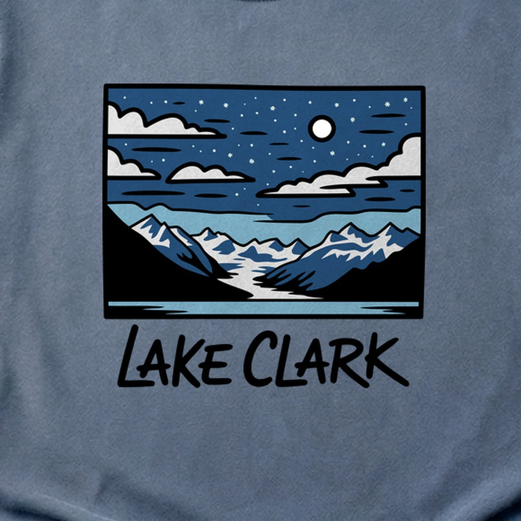 Lake Clark at Night Cotton T-Shirt
