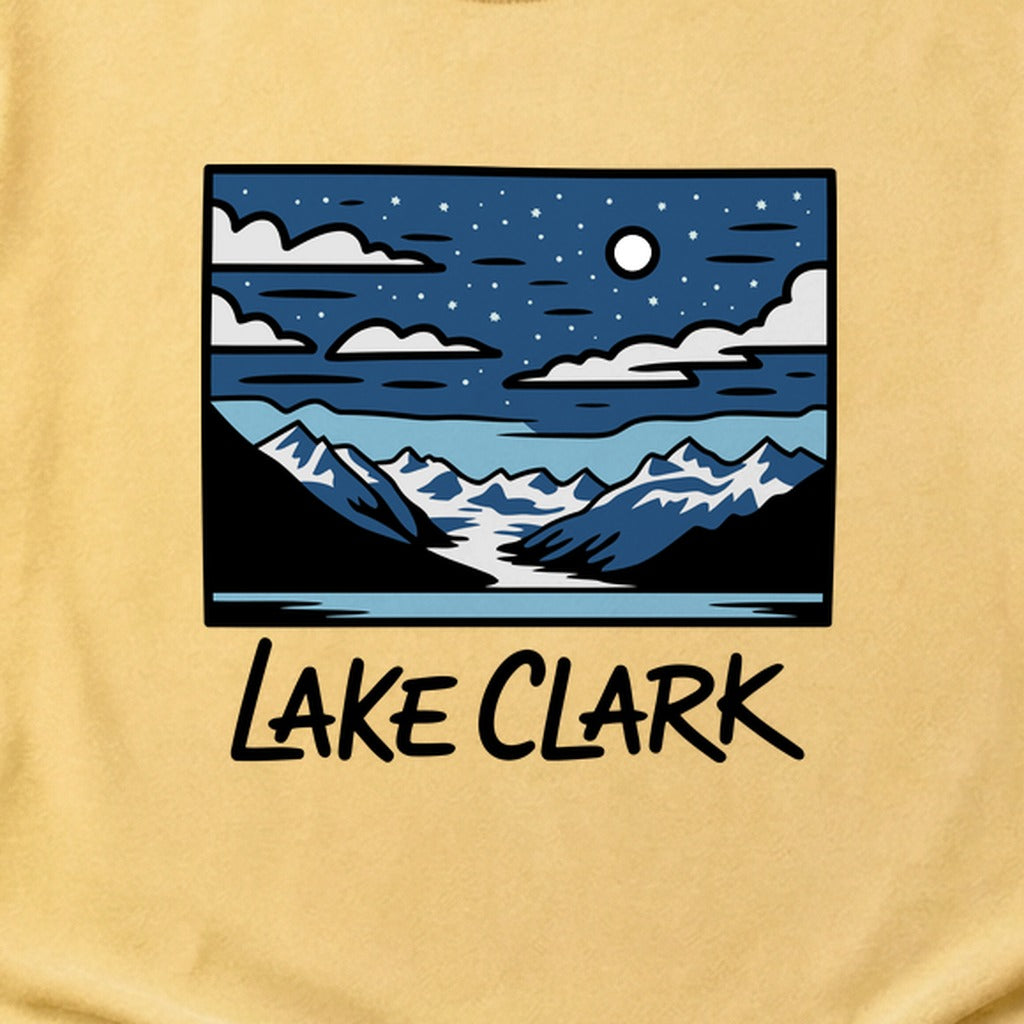 Lake Clark at Night Cotton T-Shirt