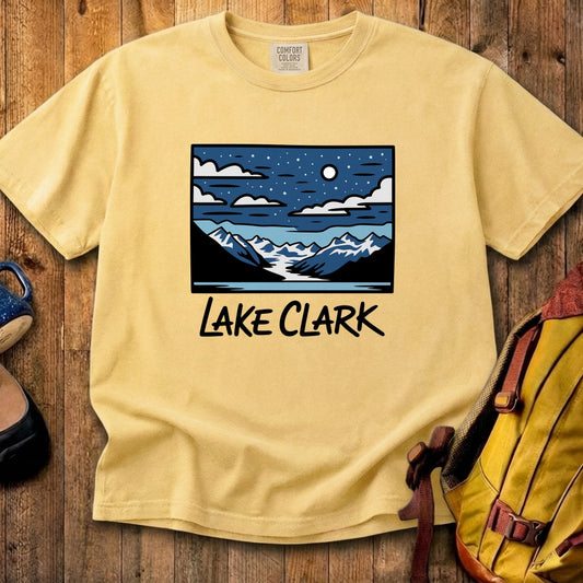 Lake Clark at Night Cotton T-Shirt