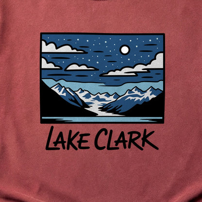 Lake Clark at Night Cotton T-Shirt