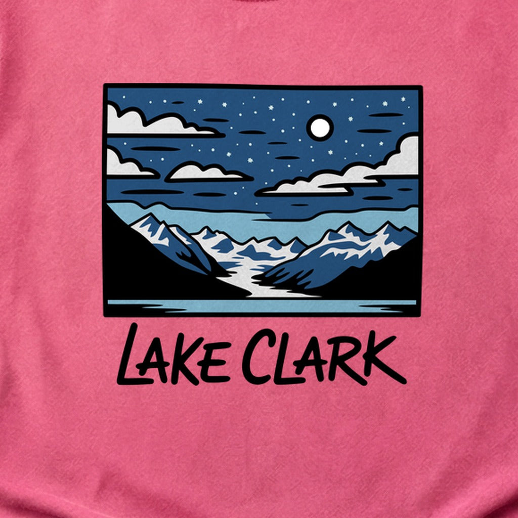 Lake Clark at Night Cotton T-Shirt
