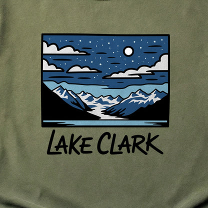 Lake Clark at Night Cotton T-Shirt