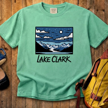 Lake Clark at Night Cotton T-Shirt