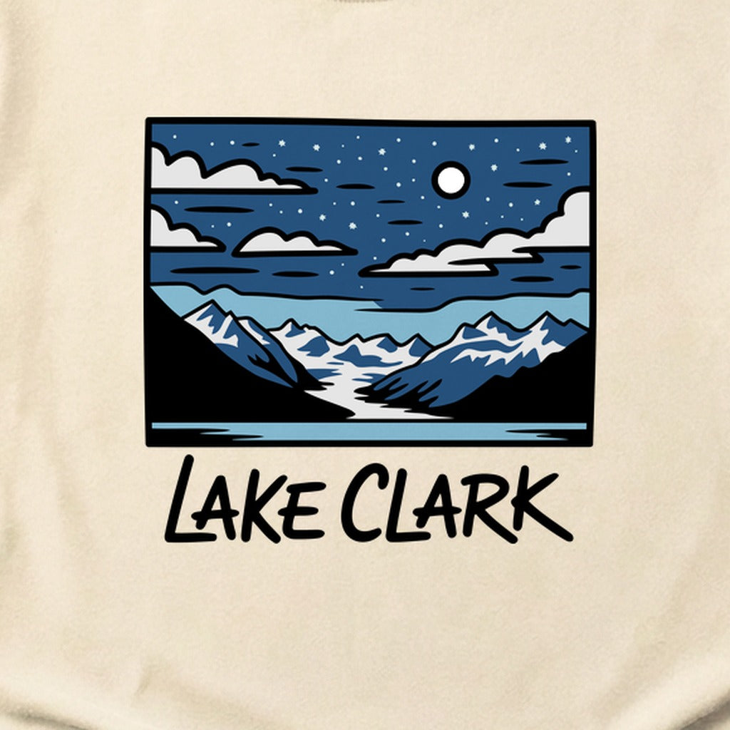 Lake Clark at Night Cotton T-Shirt