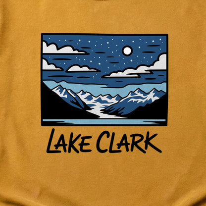 Lake Clark at Night Cotton T-Shirt