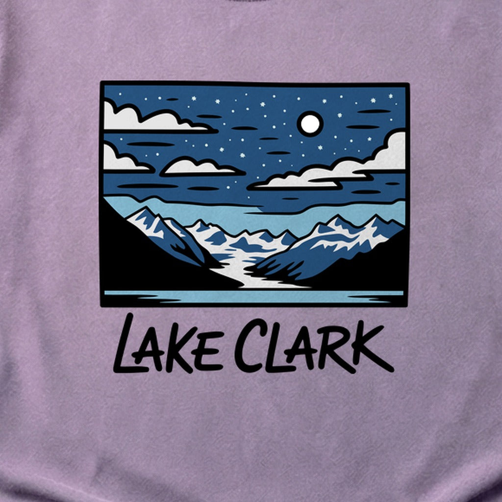 Lake Clark at Night Cotton T-Shirt