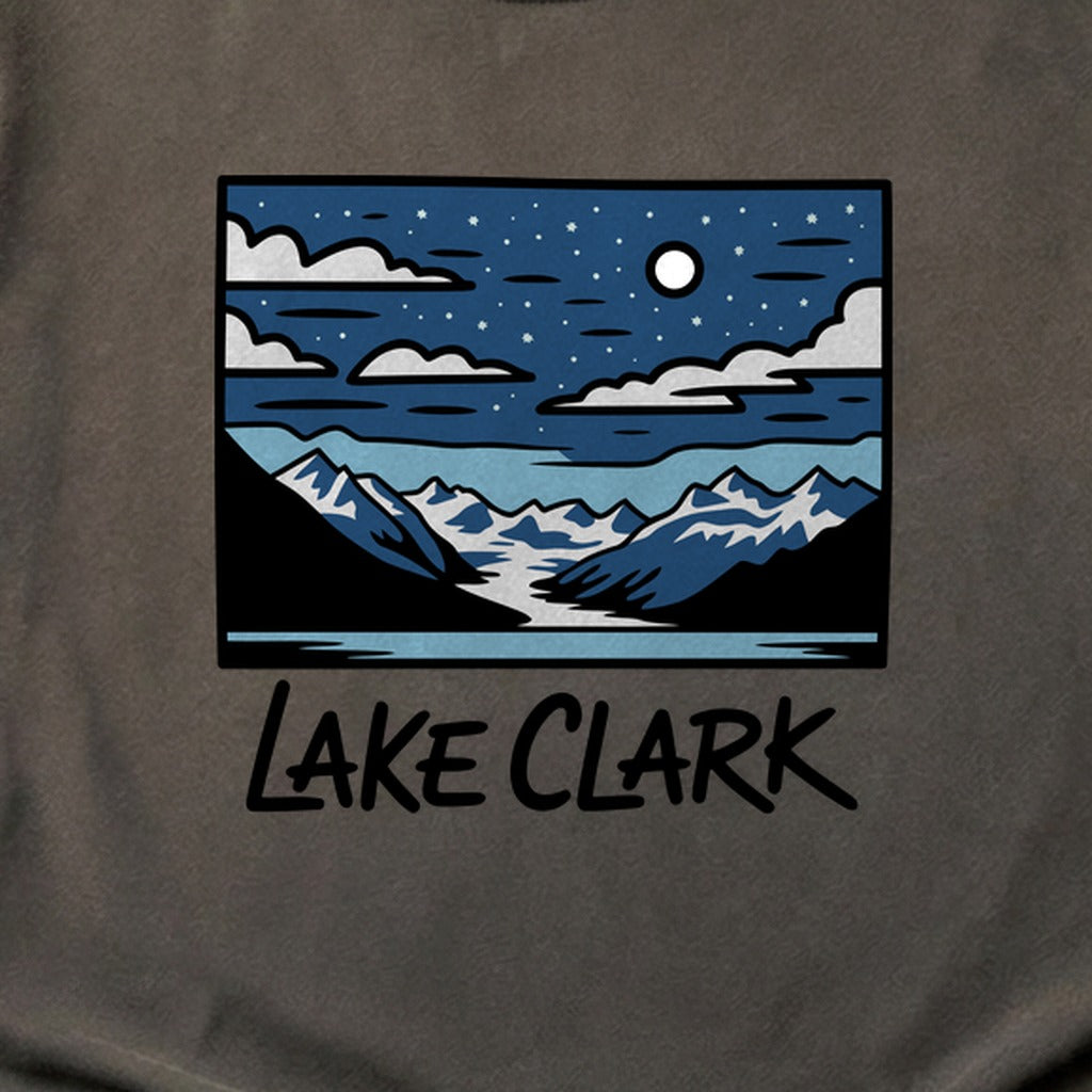 Lake Clark at Night Cotton T-Shirt