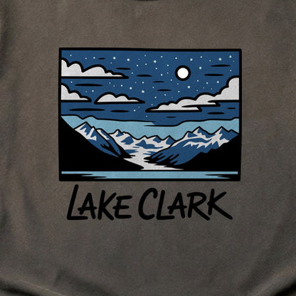 Lake Clark at Night Cotton T-Shirt