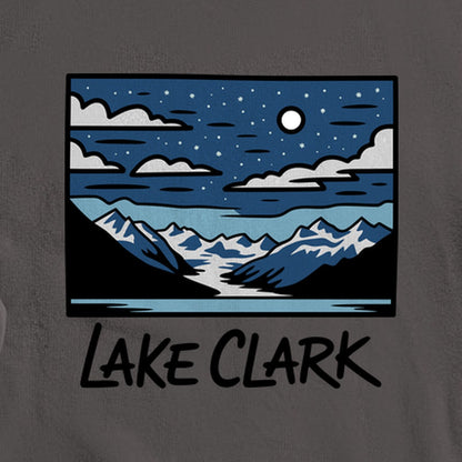 Lake Clark at Night Crewneck Sweatshirt