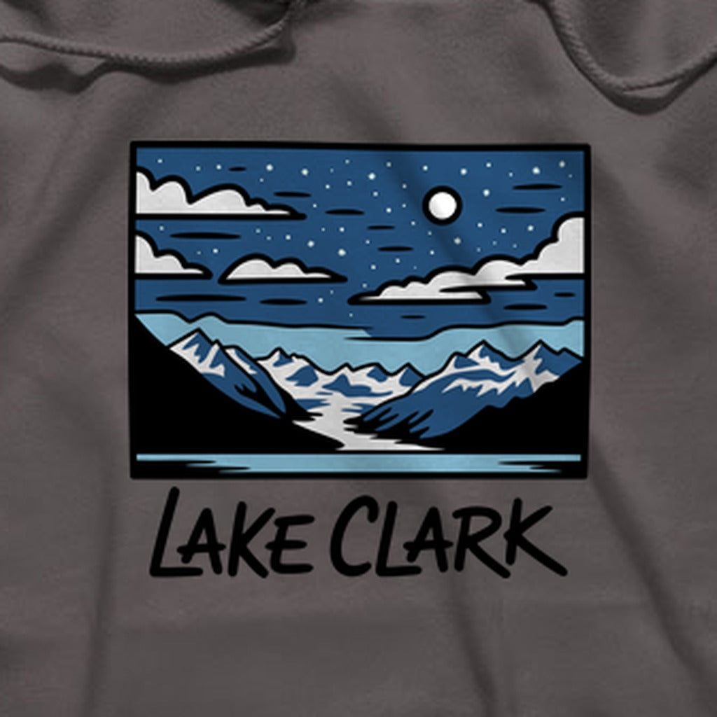 Lake Clark at Night Hoodie