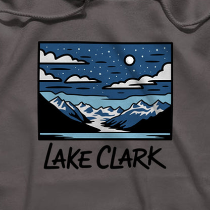 Lake Clark at Night Hoodie