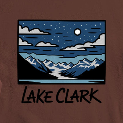 Lake Clark at Night Crewneck Sweatshirt