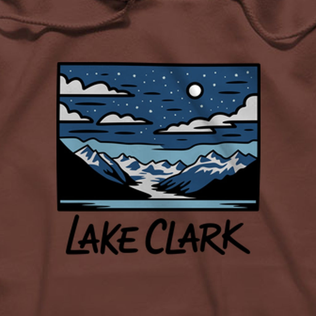 Lake Clark at Night Hoodie