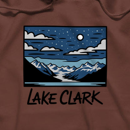 Lake Clark at Night Hoodie