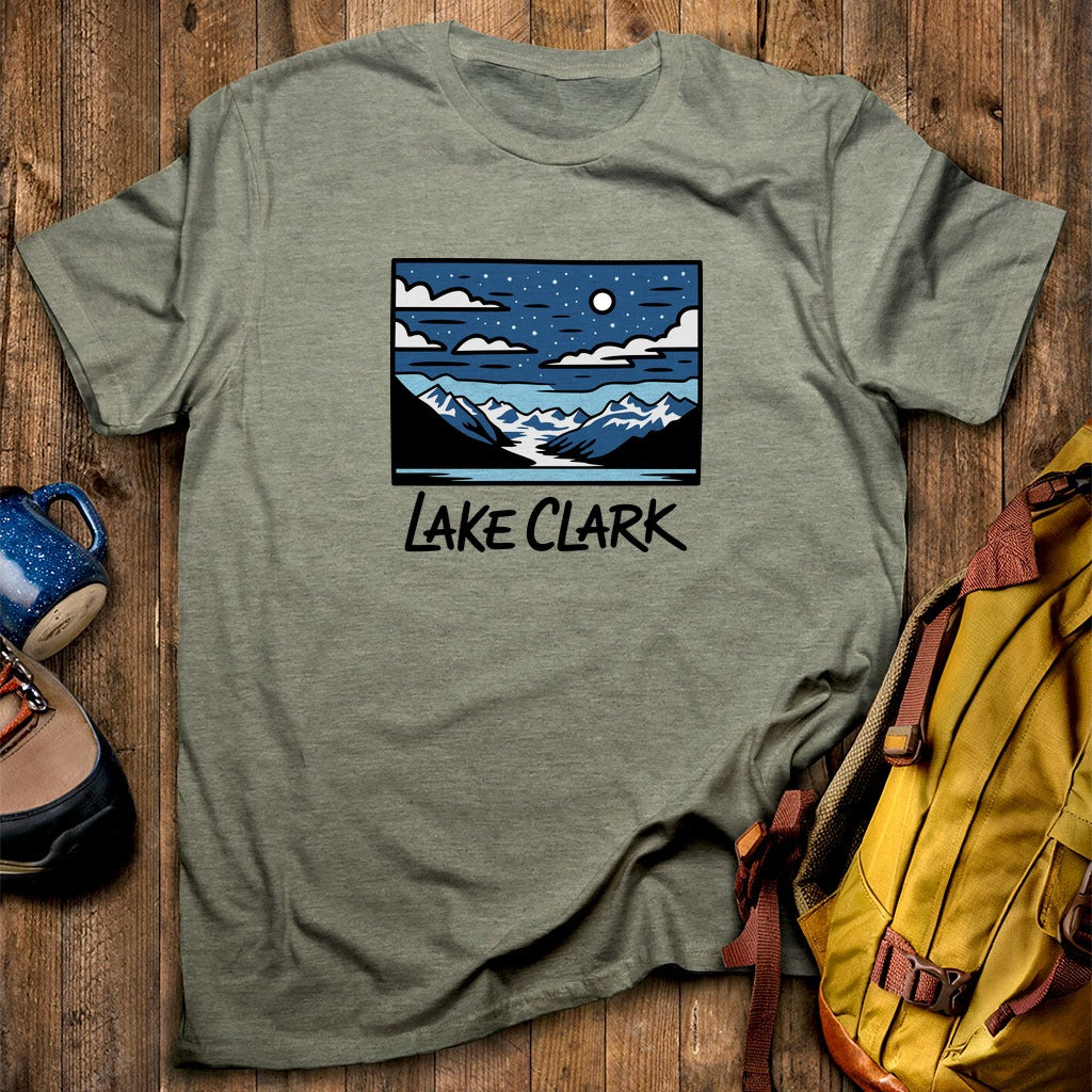 Lake Clark at Night T-Shirt