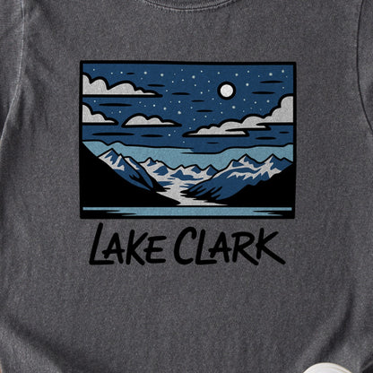 Lake Clark at Night Kids Cotton T-Shirt