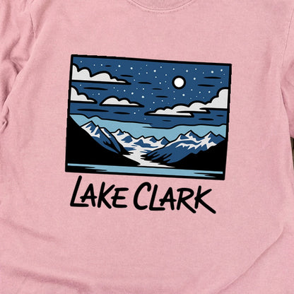 Lake Clark at Night Premium Long Sleeve
