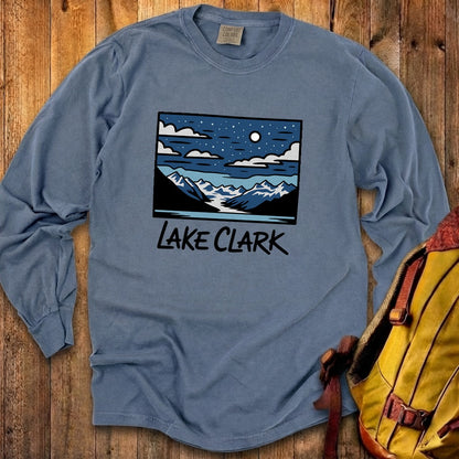 Lake Clark at Night Premium Long Sleeve