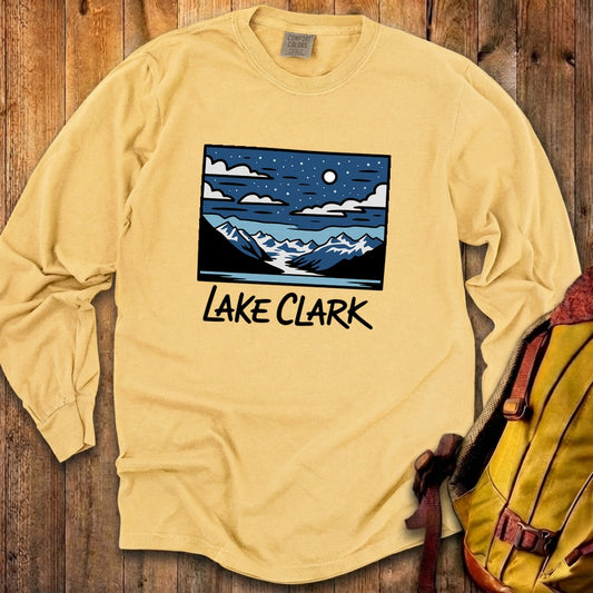 Lake Clark at Night Premium Long Sleeve