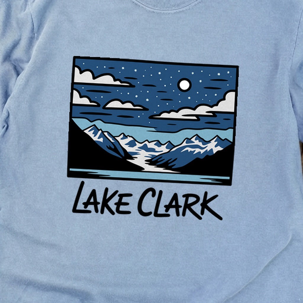 Lake Clark at Night Premium Long Sleeve