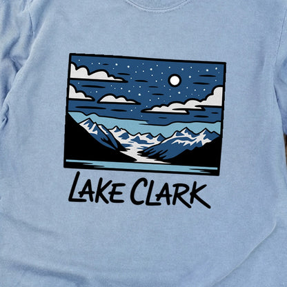 Lake Clark at Night Premium Long Sleeve