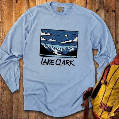 Lake Clark at Night Premium Long Sleeve