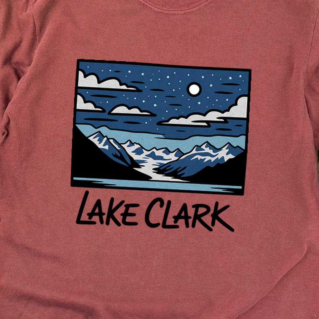 Lake Clark at Night Premium Long Sleeve