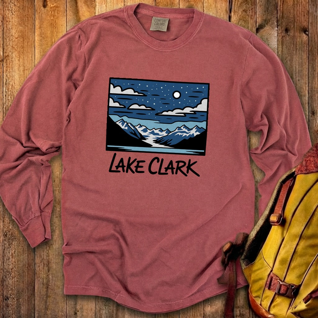 Lake Clark at Night Premium Long Sleeve