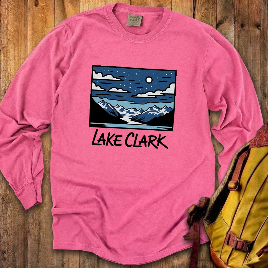 Lake Clark at Night Premium Long Sleeve