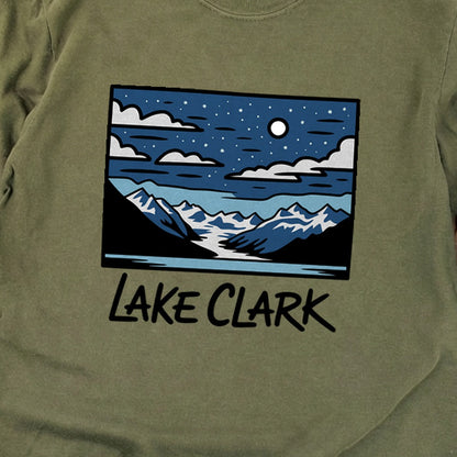 Lake Clark at Night Premium Long Sleeve