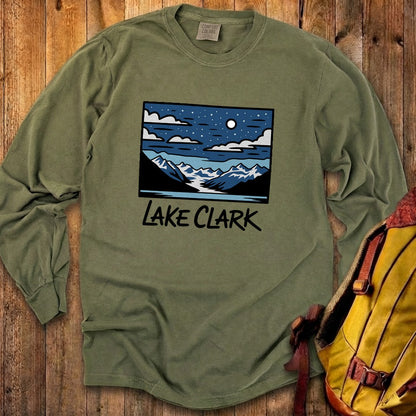 Lake Clark at Night Premium Long Sleeve